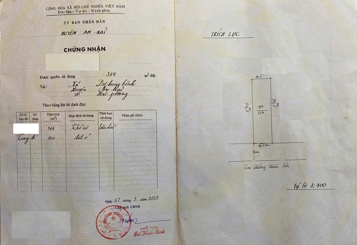 Bán Đất Mặt Đường Thiên Lôi – Lô Đẹp 314m², Mặt Tiền 9.5m – Lê Chân, Hải Phòng
